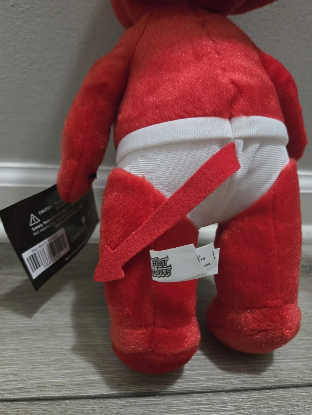 NEW Large Hot Stuff Red Devil Plush Toy 15 inches. NWT - Picture 7 of 9